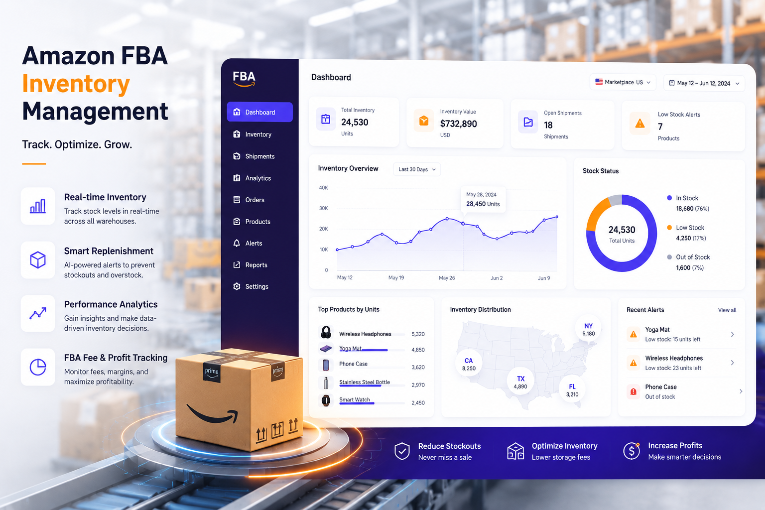 Amazon FBA Inventory Management and Virtual Assistant Services by KavaBD