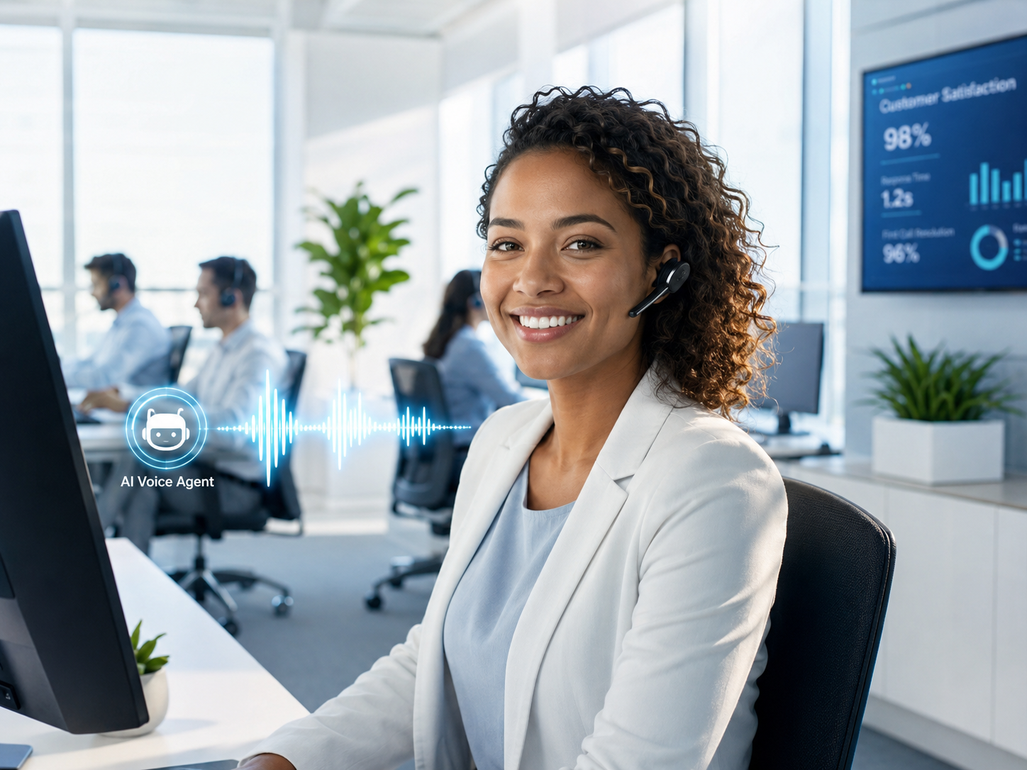 Professional Call Center Agents and AI Voice Agents KavaBD