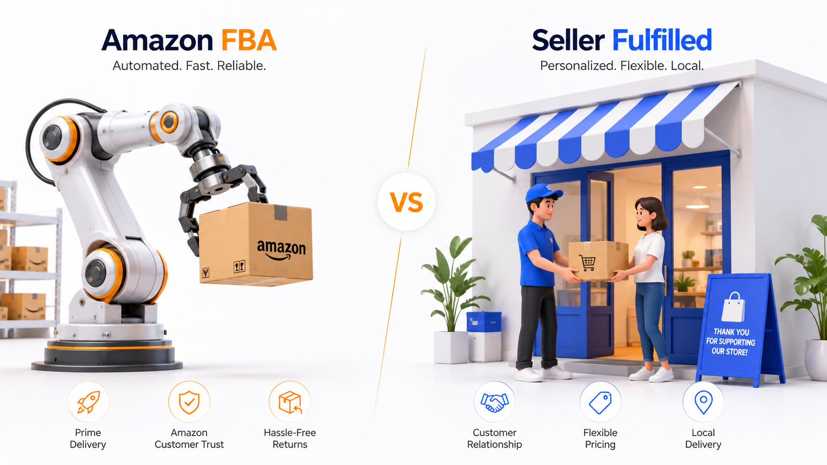 Amazon FBA vs FBM